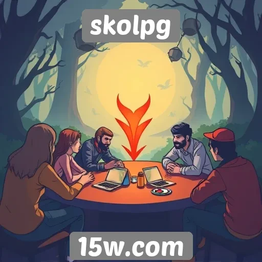 Como a comunidade interage no skolpg
